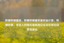 哔哩哔哩播放，哔哩哔哩播放量收益计算，哔哩哔哩，年轻人的娱乐新阵地亿乐社区低价自营货源站