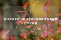 金价有望录得4月初以来最佳单周表现 受美国财政担忧影响
