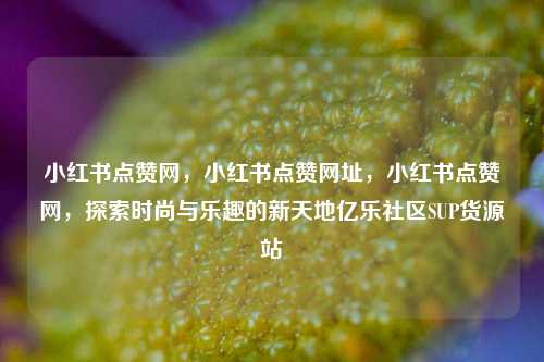 小红书点赞网，小红书点赞网址	，小红书点赞网，探索时尚与乐趣的新天地亿乐社区SUP货源站  第1张