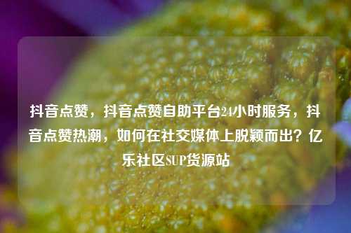 抖音点赞	，抖音点赞自助平台24小时服务，抖音点赞热潮，如何在社交媒体上脱颖而出？亿乐社区SUP货源站  第1张